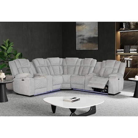 Global Furniture Usa U7068 ASH SECTIONAL 6264